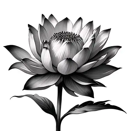 Chrysanthemian Tulip Black Lotus Flower Blooming