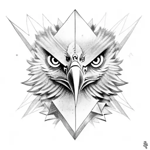 Eagle With Amazigh Sign