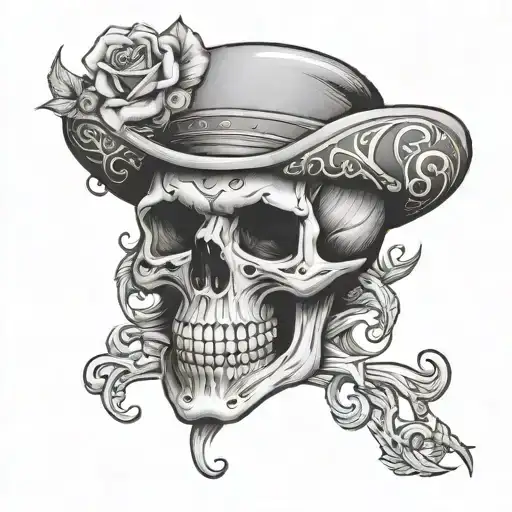 Greatful Dead Skull Wearing