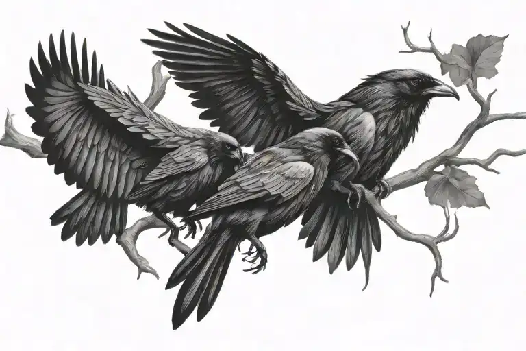 Dark Forest Ravens