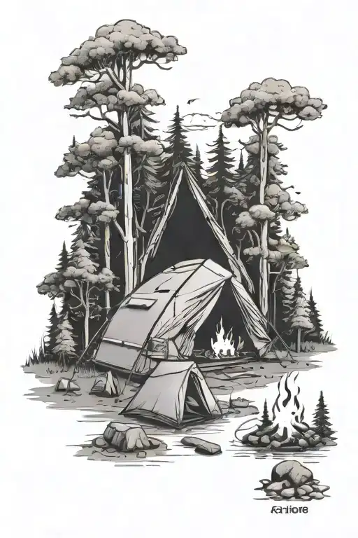 Camping Scene
