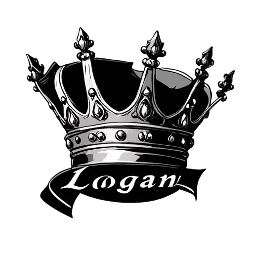 Crown With Logaan First Name