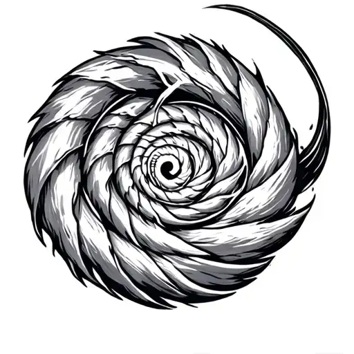 Spiral With A Grim Reaper