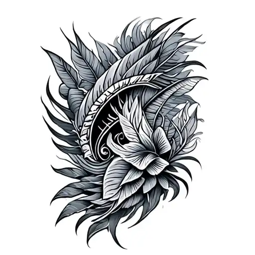 Polynesian Ocean Raie Back