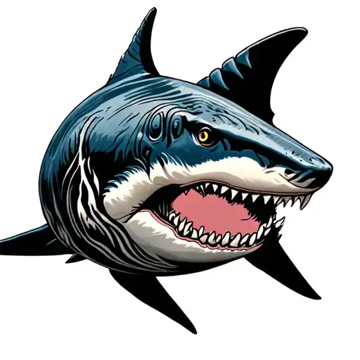 Polynesian Ocean Shark Back