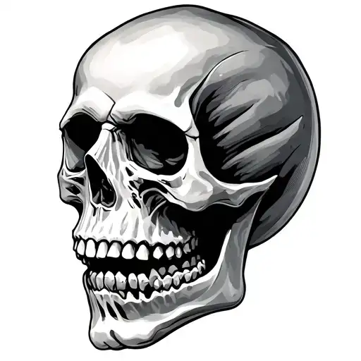 Skull Soft Shading