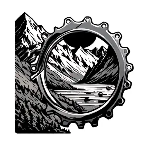 Mountain Bike Chainring Mountains