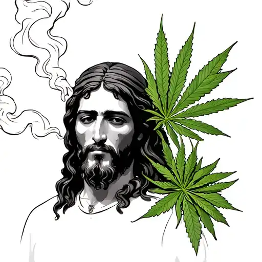Jesus Smokes Weed With Darvin
