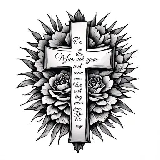 Bible Verse Cross
