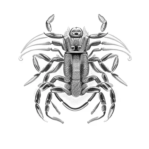 A Majestic Scorpion Made Of Intricate Metal Detector Coils