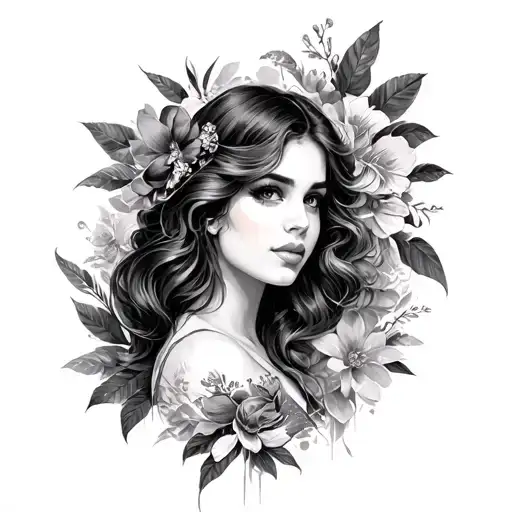 Duck And Beautiful Woman Scene