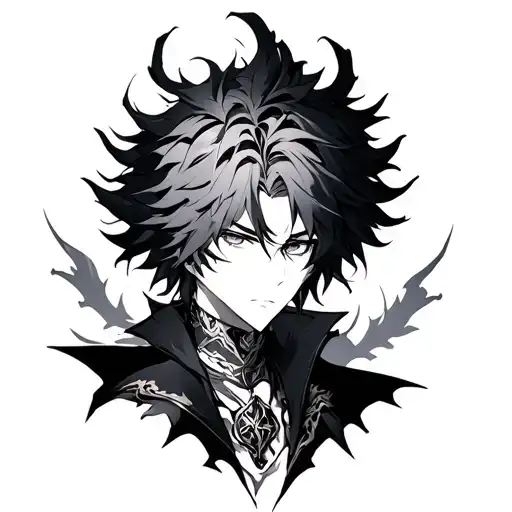 Frieren Anime Character And Asta Black Clover