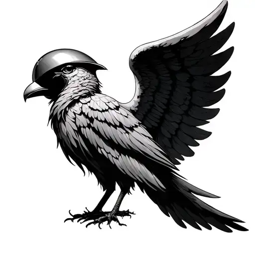 Helmet Walkyria Helpers Angel Phoenix Bird