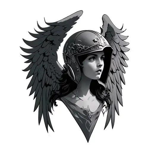 Walkyria Helmet Wings Angel
