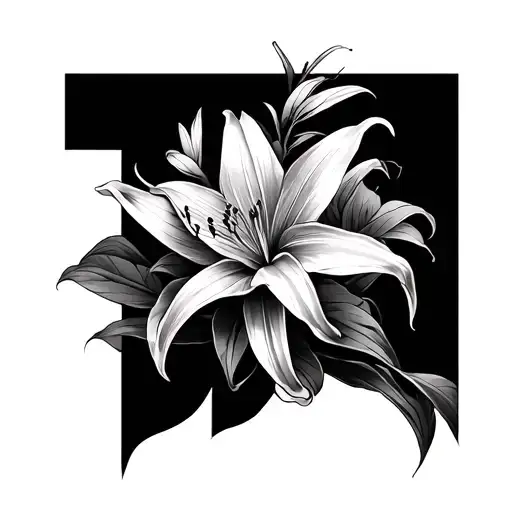 Only Mask With Spider Lilies