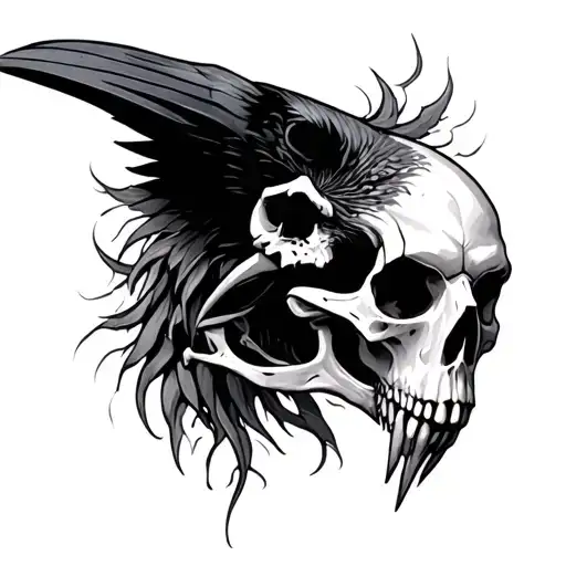 Raven Skull