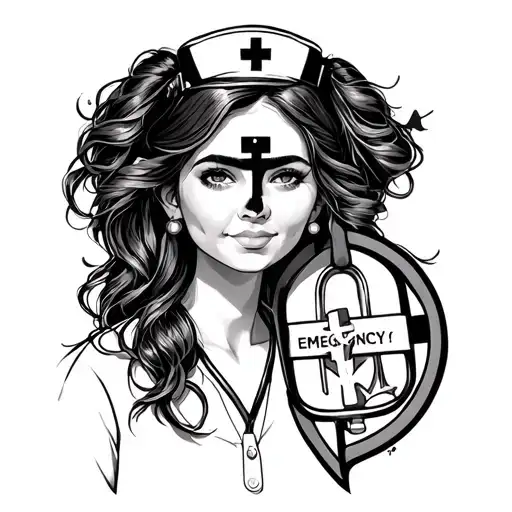 Emergency Nurse Tattoo For Friends