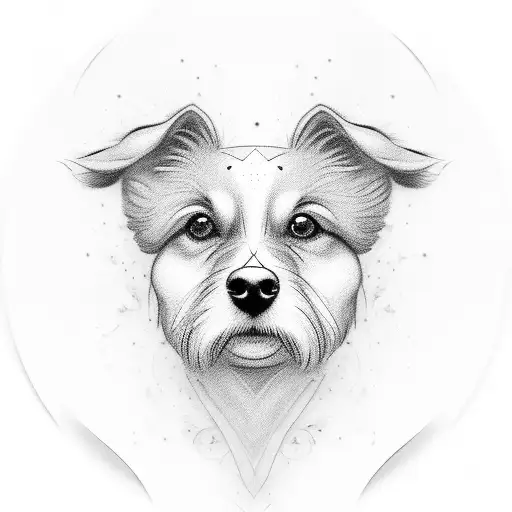 Heart Shaped Just Nose Of A Dog