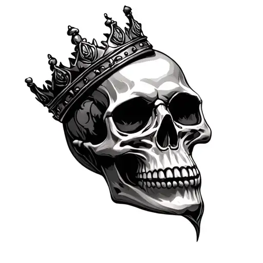 Skull With Crown