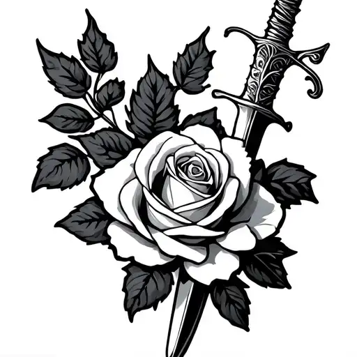Yorkshire Rose And Dagger