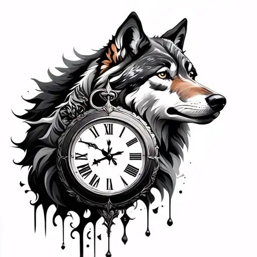 Clock And Wolfs