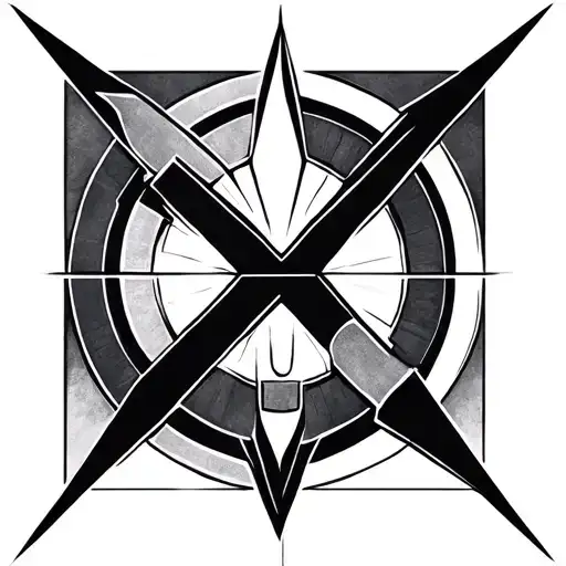 Vig Visir Symbol With Geometric