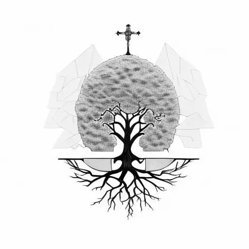 A Family Tree With Each Member Represented By A Different Historical Figure