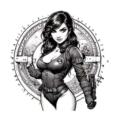 Fallout Vault Girl Pinup