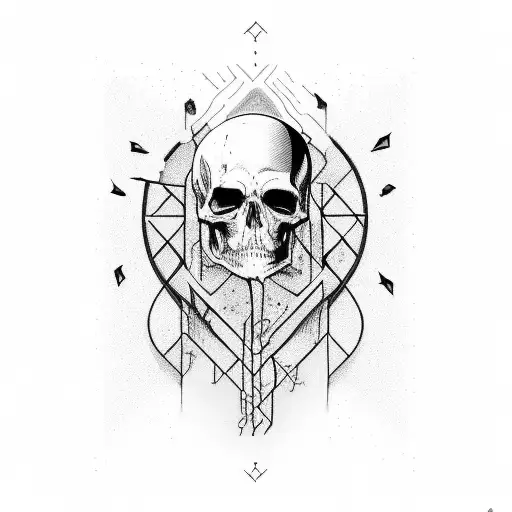 A Minimalist Representation Of The Phrase 'I Am Not Scared Of Death' In Elegant Script Font