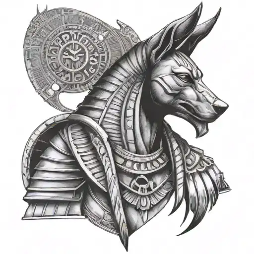 Anubis Egiptian God Symbol