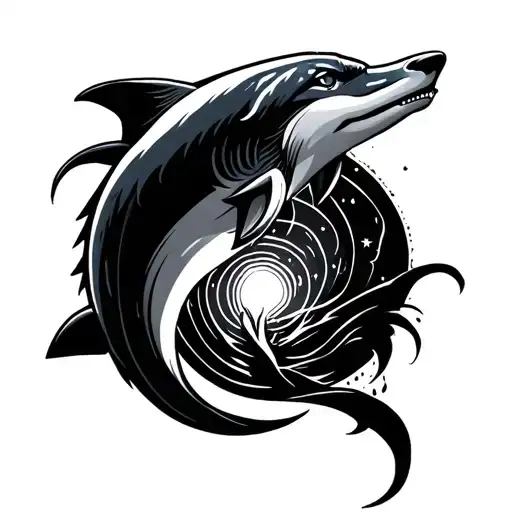 Dolphin And Reve Sensor With Wolf And Date