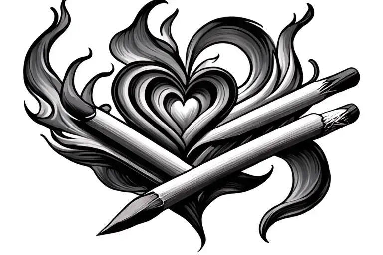 Match Stick Burning Love