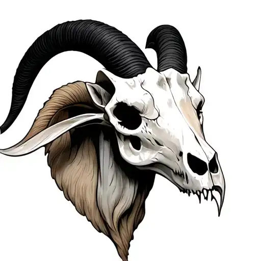 Head Of Goat Skull