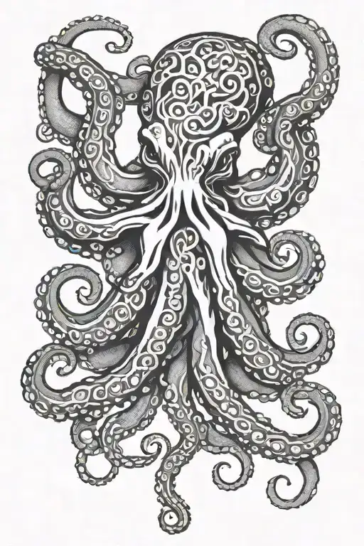 Octopus With Celtic Knot
