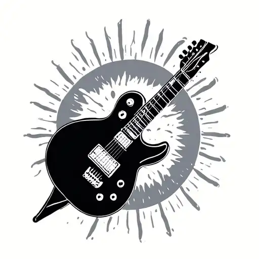 Guitare A Trial Symbol