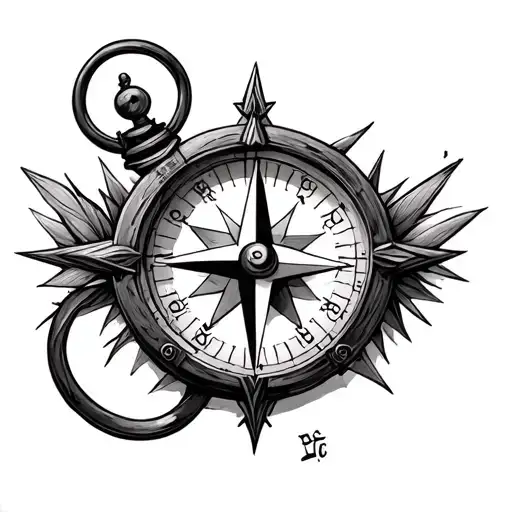 Compass And Clock