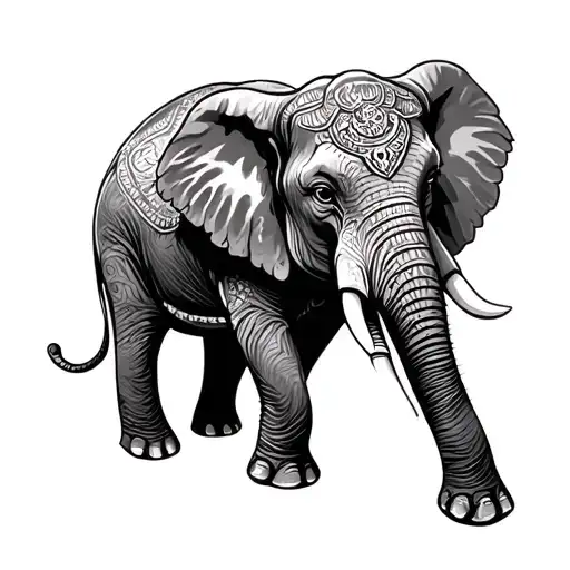 Elephant Adorned