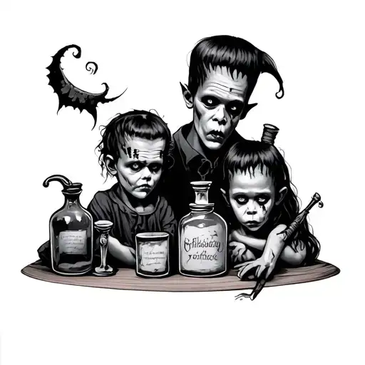 Witch Frankenstein 4 Children Apothecary