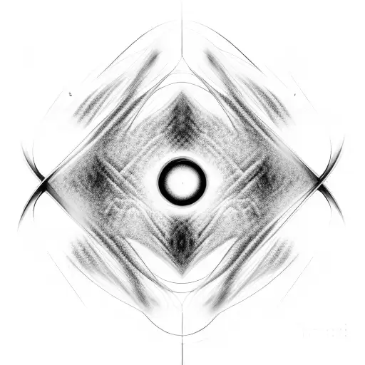 An Abstract Representation Of Energy Waves Merging With The Universe