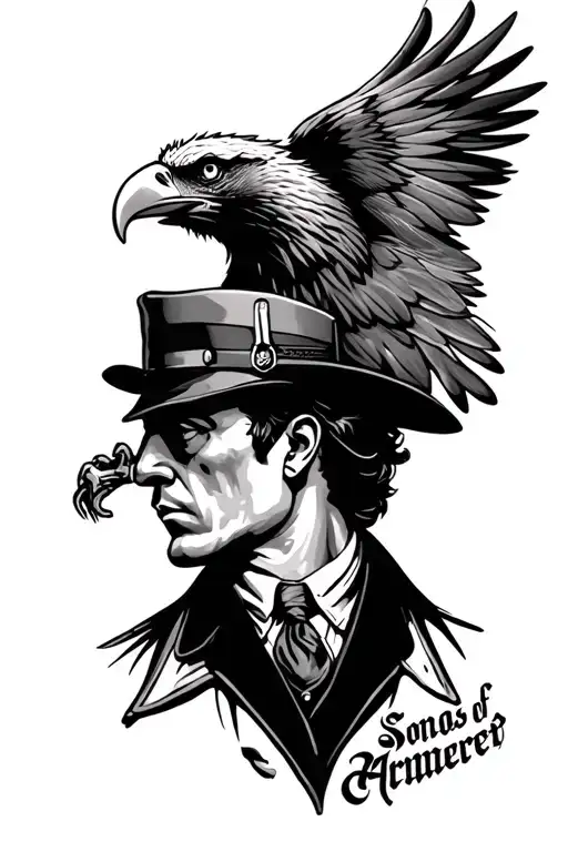 Peaky Blinders With Eagle And Sons Of Anarchy