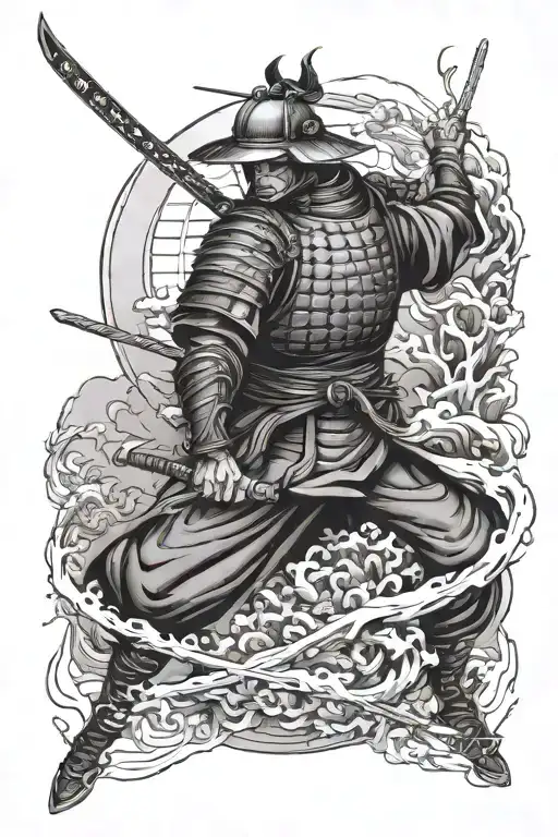 Samourai Cover With Japanese Theme