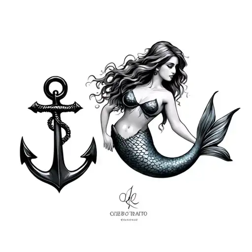Mermaid With Anchor Realism