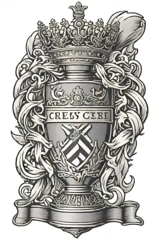 Manchester City Champions League Football Trophy