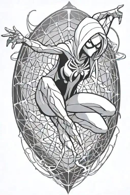 Spider Gwen Web Shooting No Background