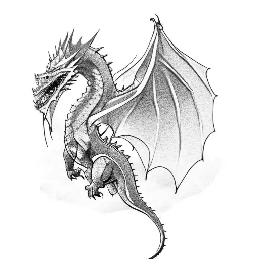 Game Of Thrones Dragon Silhouette