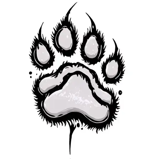 Dog Paw Print