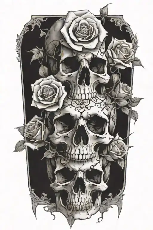 Roses And Skulls