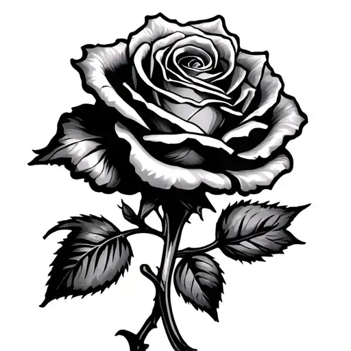 Rose With Wrench Comming Out