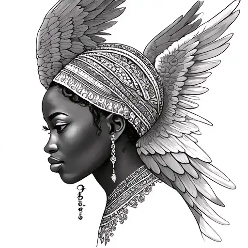 African Female Angel