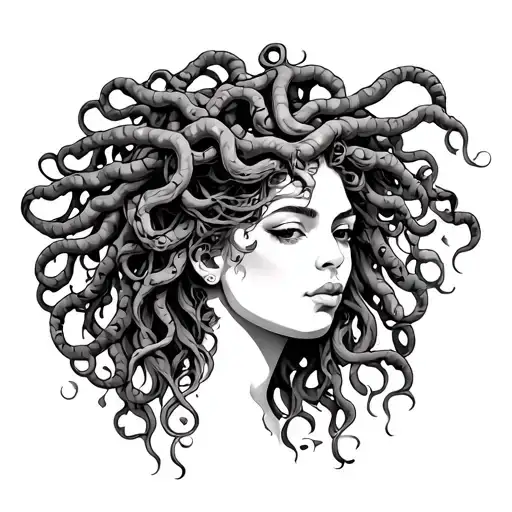 African American Medusa